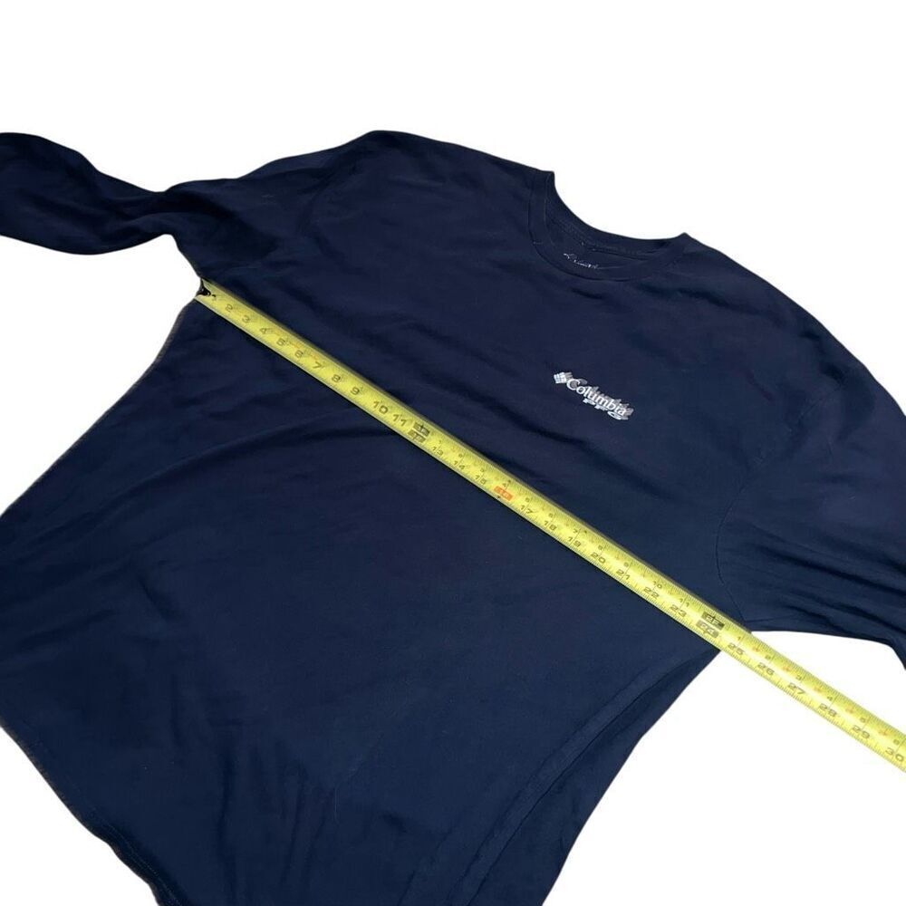 COLUMBIA Men’s Long sleeve Navy T-Shirt Size XXL - Picture 5 of 5